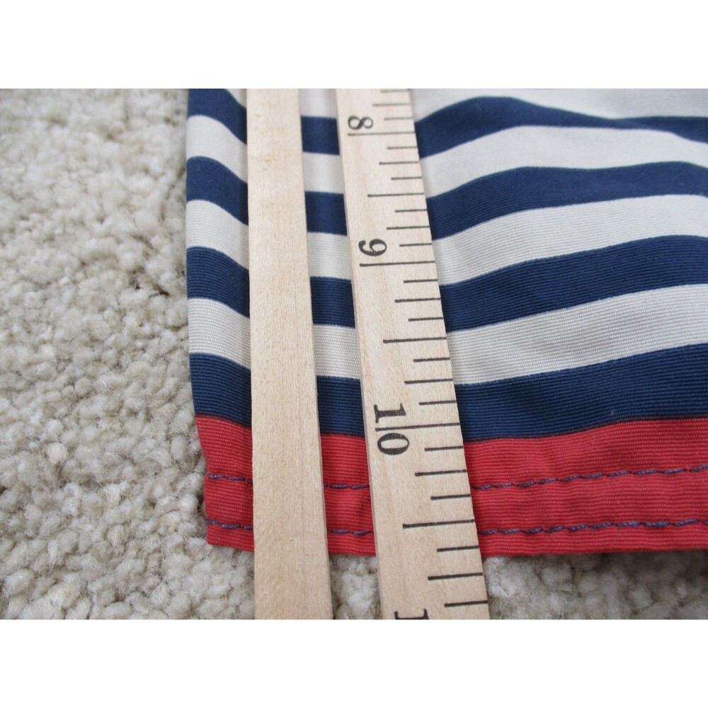 Patagonia Wavefarer Board Shorts 20" Men 32 Red White Blue Striped Swim Trunks - Picture 14 of 14